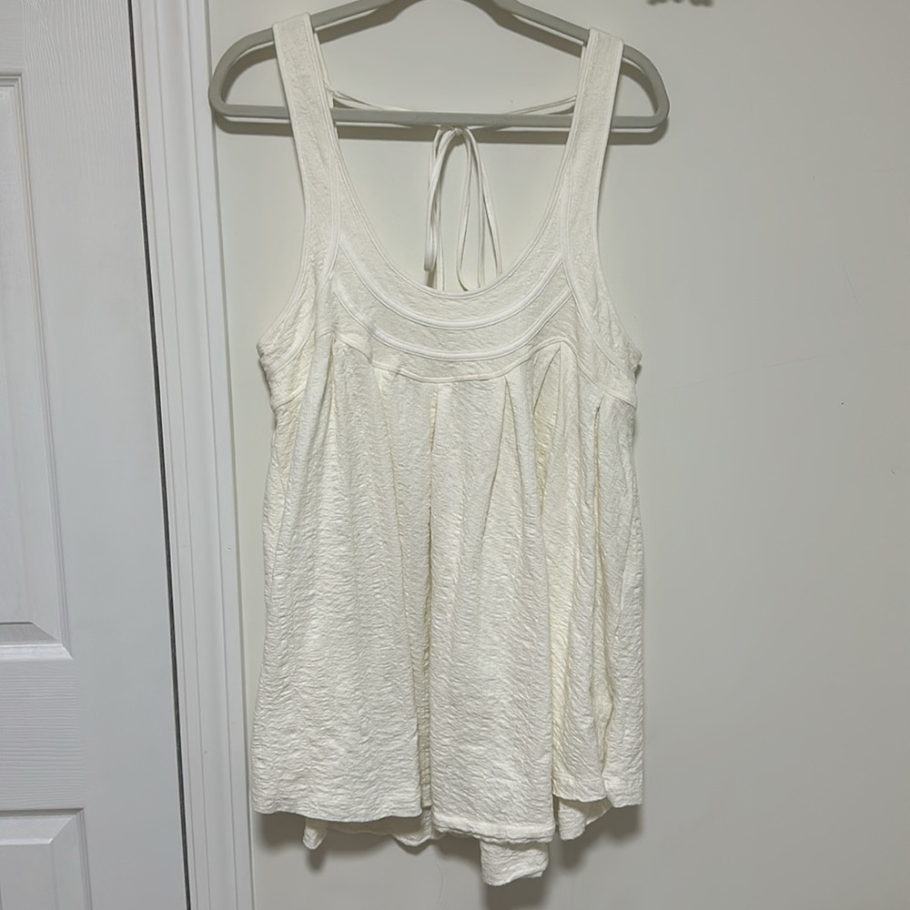Free People White Babydoll Dress